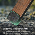 iPhone 18 Pro / iPhone 17 Pro Holz Handyhülle mit MagSafe Kompass Vintage KWM0000235P001C