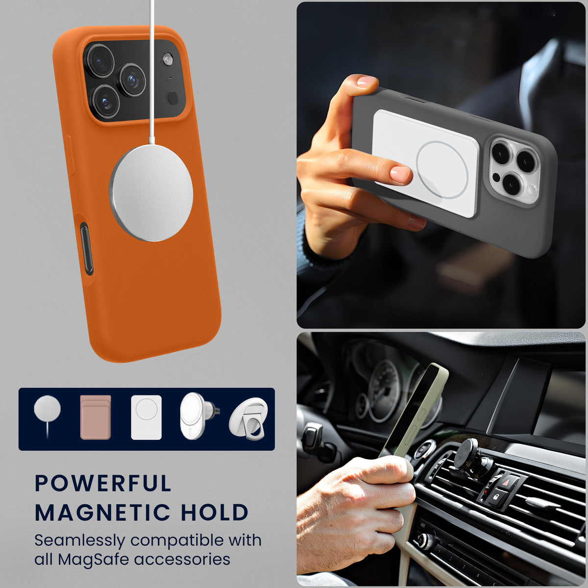 iPhone 18 Pro Max / iPhone 17 Pro Max Silikon Handyhülle mit MagSafe KWM0000235S002C