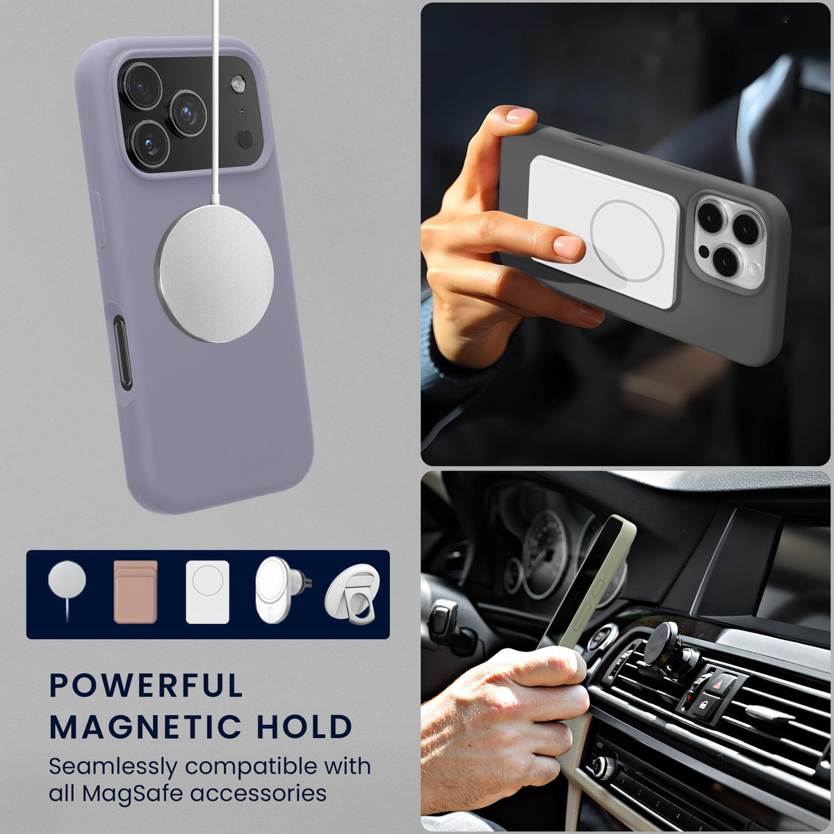 iPhone 18 Pro Max / iPhone 17 Pro Max Silikon Handyhülle mit MagSafe KWM0000235S004C