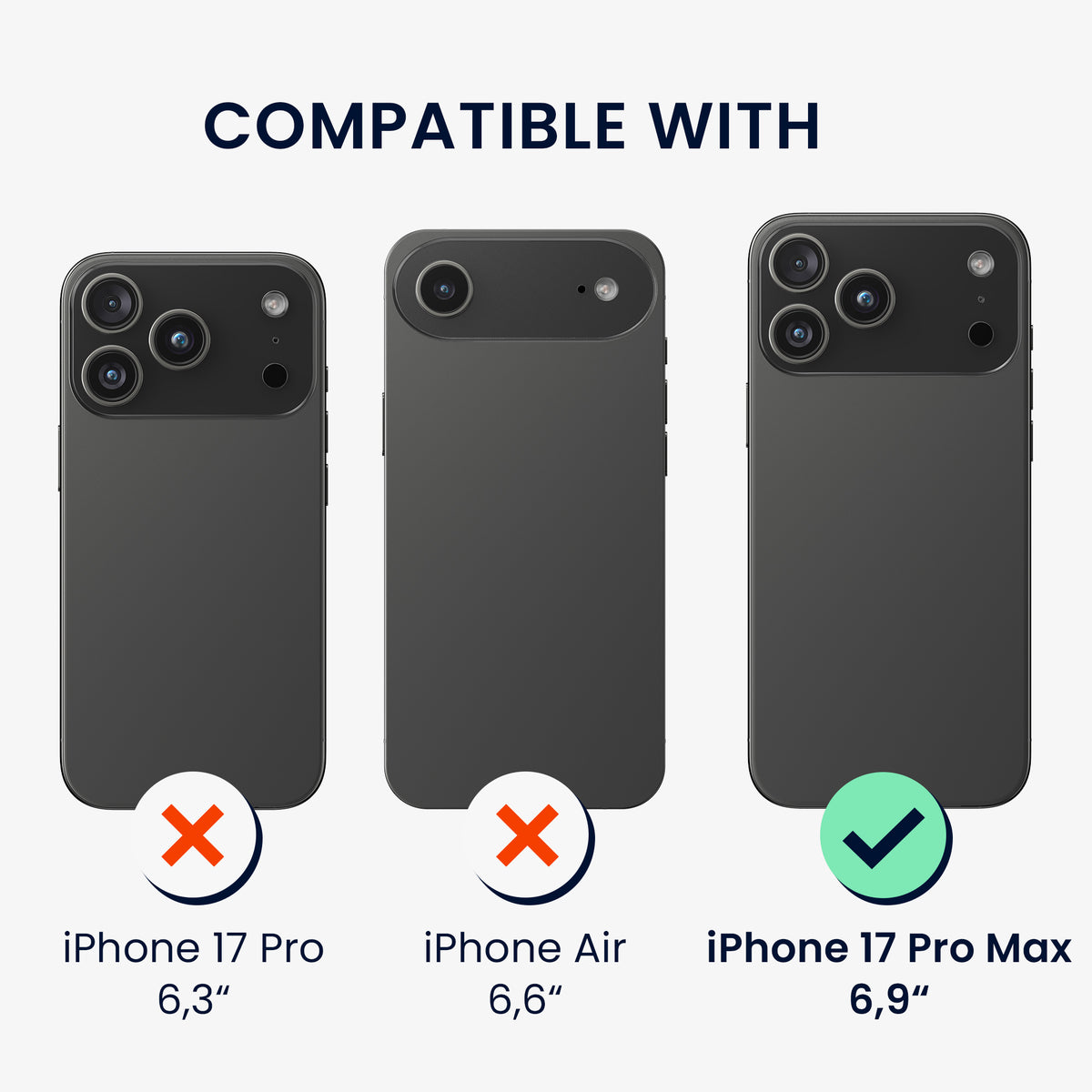 iPhone 18 Pro Max / iPhone 17 Pro Max Silikon Handyhülle mit MagSafe KWM0000235S004C