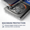 kwmobile Hülle mit Kartenfach Xiaomi Redmi Note 15 - Transparent