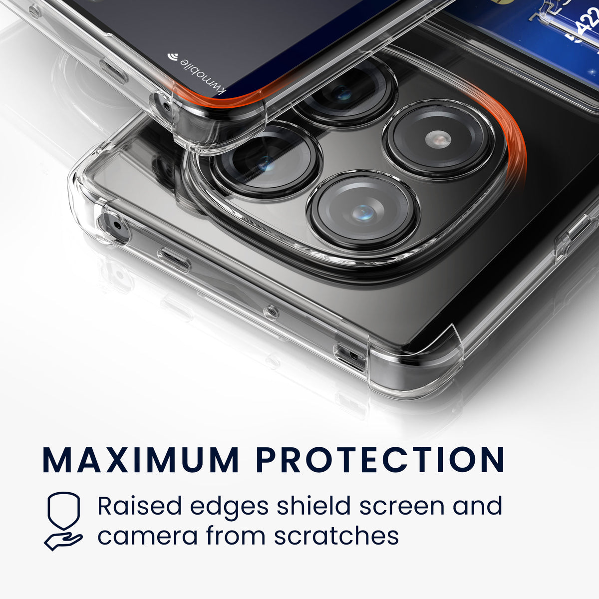 kwmobile Hülle mit Kartenfach Xiaomi Redmi Note 15 Pro 4G - Transparent