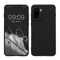 kwmobile Hülle für OnePlus 15R TPU Case - Handyhülle unterstützt kabelloses Laden, flexible Schutzhülle, gummiertes Cover in Schwarz matt Schwarz matt