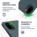 kwmobile Hülle für OnePlus 15R TPU Case - Handyhülle unterstützt kabelloses Laden, flexible Schutzhülle, gummiertes Cover in Dunkler Schiefer Dunkler Schiefer