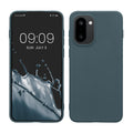 kwmobile Hülle für OnePlus 15R TPU Case - Handyhülle unterstützt kabelloses Laden, flexible Schutzhülle, gummiertes Cover in Dunkler Schiefer Dunkler Schiefer