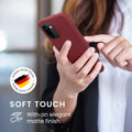 kwmobile Hülle für OnePlus 15R TPU Case - Handyhülle unterstützt kabelloses Laden, flexible Schutzhülle, gummiertes Cover in Bordeaux Violett Bordeaux Violett