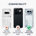 kwmobile Handyhülle für Nothing Phone (4a) Hülle - weiches Handy Silikon Case - Schutzhülle Cover - Bordeaux Violett Bordeaux Violett