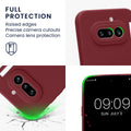 kwmobile Handyhülle für Nothing Phone (4a) Hülle - weiches Handy Silikon Case - Schutzhülle Cover - Bordeaux Violett Bordeaux Violett