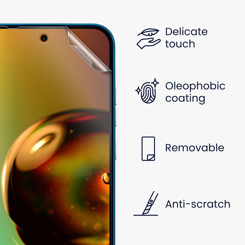 kwmobile 3x Displayschutzfolie kompatibel mit Nothing Phone (4a) Folie - klare Schutzfolien Set in transparent Transparent
