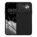 kwmobile Handyhülle für Nothing Phone (4a) Pro Hülle - weiches Handy Silikon Case - Schutzhülle Cover - Schwarz matt Schwarz matt