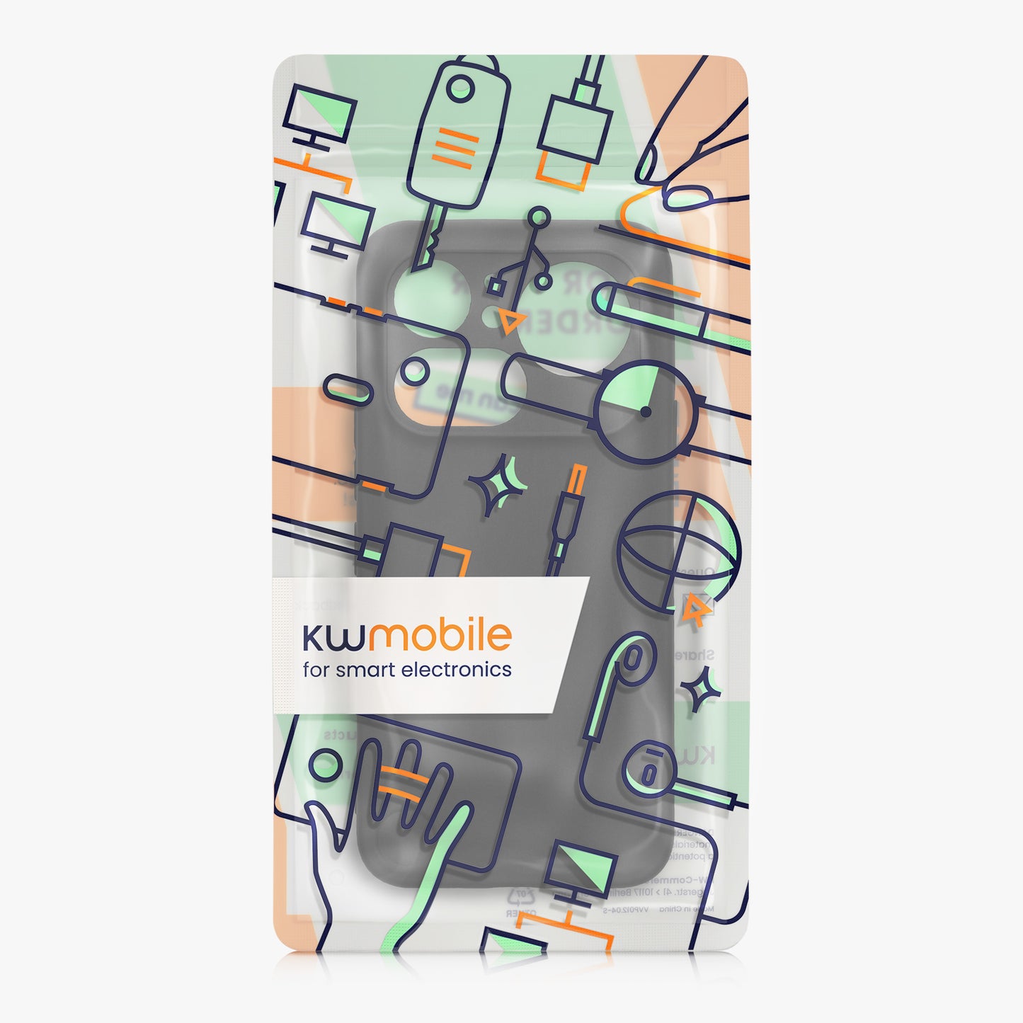 kwmobile Handyhülle für Nothing Phone (4a) Pro Hülle - weiches Handy Silikon Case - Schutzhülle Cover - Schwarz matt Schwarz matt