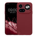 kwmobile Handyhülle für Nothing Phone (4a) Pro Hülle - weiches Handy Silikon Case - Schutzhülle Cover - Bordeaux Violett Bordeaux Violett