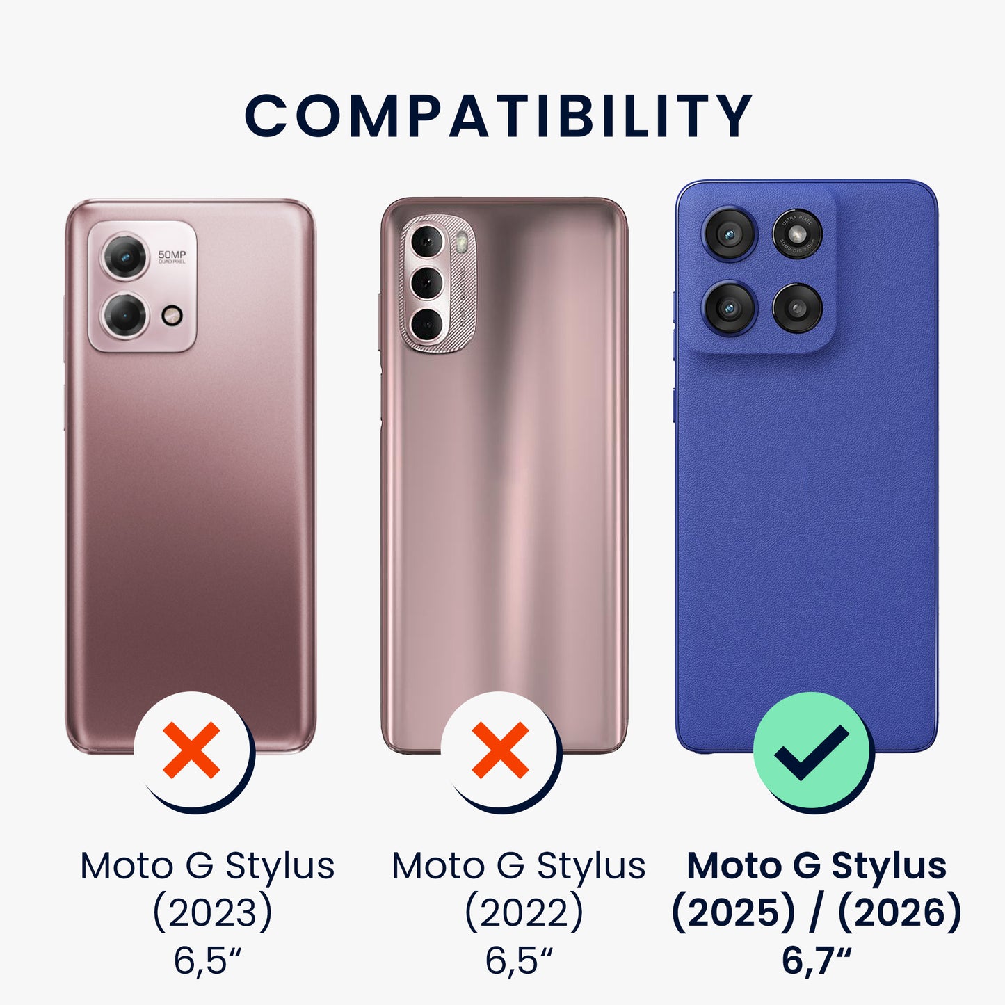 kwmobile Hülle für Motorola Moto G stylus (2025) / (2026) TPU Case - Handyhülle unterstützt kabelloses Laden, flexible Schutzhülle, gummiertes Cover in Petrol matt Petrol matt