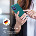 kwmobile Hülle für Motorola Moto G stylus (2025) / (2026) TPU Case - Handyhülle unterstützt kabelloses Laden, flexible Schutzhülle, gummiertes Cover in Petrol matt Petrol matt