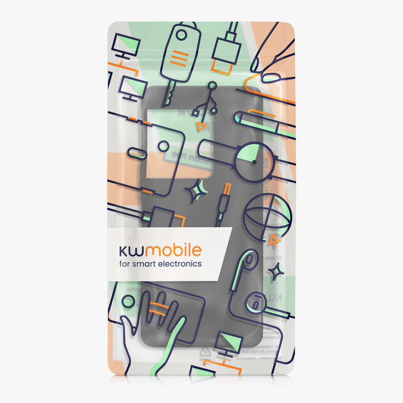 kwmobile Hülle für Sony Xperia 1 VIII TPU Case - Handyhülle unterstützt kabelloses Laden, flexible Schutzhülle, gummiertes Cover in Schwarz Schwarz