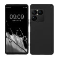 kwmobile Hülle für Sony Xperia 1 VIII TPU Case - Handyhülle unterstützt kabelloses Laden, flexible Schutzhülle, gummiertes Cover in Schwarz Schwarz