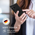 kwmobile Hülle für Sony Xperia 1 VIII TPU Case - Handyhülle unterstützt kabelloses Laden, flexible Schutzhülle, gummiertes Cover in Schwarz Schwarz