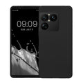 kwmobile Hülle für Sony Xperia 1 VIII TPU Case - Handyhülle unterstützt kabelloses Laden, flexible Schutzhülle, gummiertes Cover in Schwarz Schwarz