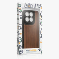kwmobile Handyhülle für Motorola Edge 70 Fusion / Edge 70 Fusion+ Hülle Holz - Case mit TPU Bumper - Stoßfestes Hardcase - Schutzhülle Cover in Dunkelbraun Dunkelbraun