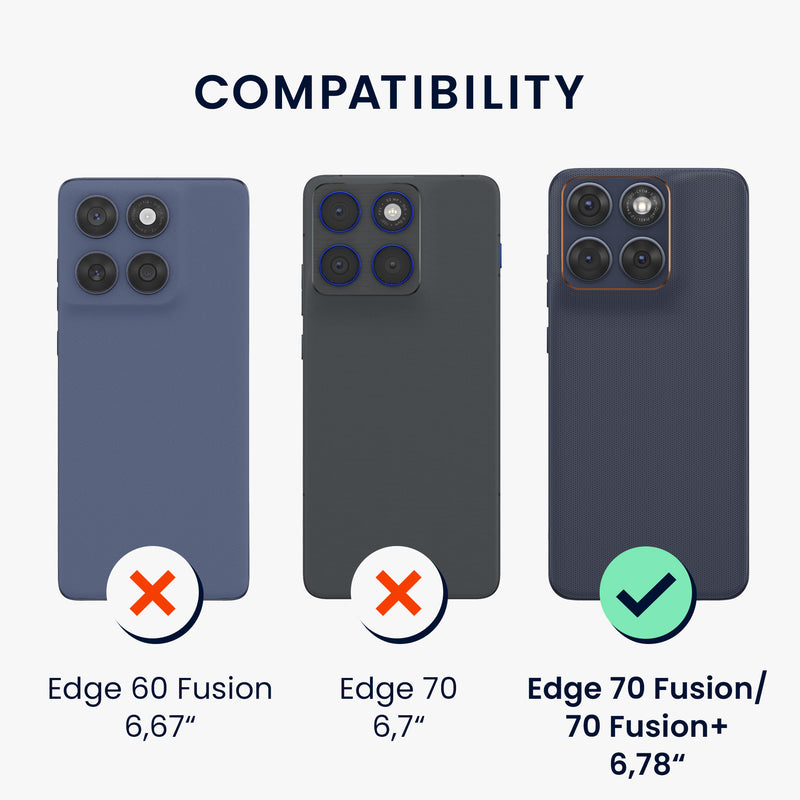 kwmobile Handyhülle für Motorola Edge 70 Fusion / Edge 70 Fusion+ Hülle Holz - Case mit TPU Bumper - Stoßfestes Hardcase - Schutzhülle Cover in Dunkelbraun Dunkelbraun