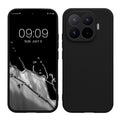 kwmobile Handyhülle für Xiaomi 17T Hülle - weiches Handy Silikon Case - Schutzhülle Cover - Schwarz matt Schwarz matt