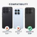 kwmobile Handyhülle für Xiaomi 17T Hülle - weiche Silikon Case metallisch schimmernd - Schutzhülle Cover - Metallic Karibikblau Metallic Karibikblau