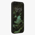 kwmobile Handyhülle für Xiaomi 17T Hülle Holz - Case mit TPU Bumper - Stoßfestes Hardcase - Schutzhülle Cover in Dunkelbraun Dunkelbraun