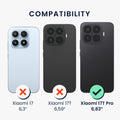 kwmobile Handyhülle für Xiaomi 17T Pro Hülle - weiche Silikon Case metallisch schimmernd - Schutzhülle Cover - Metallic Karibikblau Metallic Karibikblau