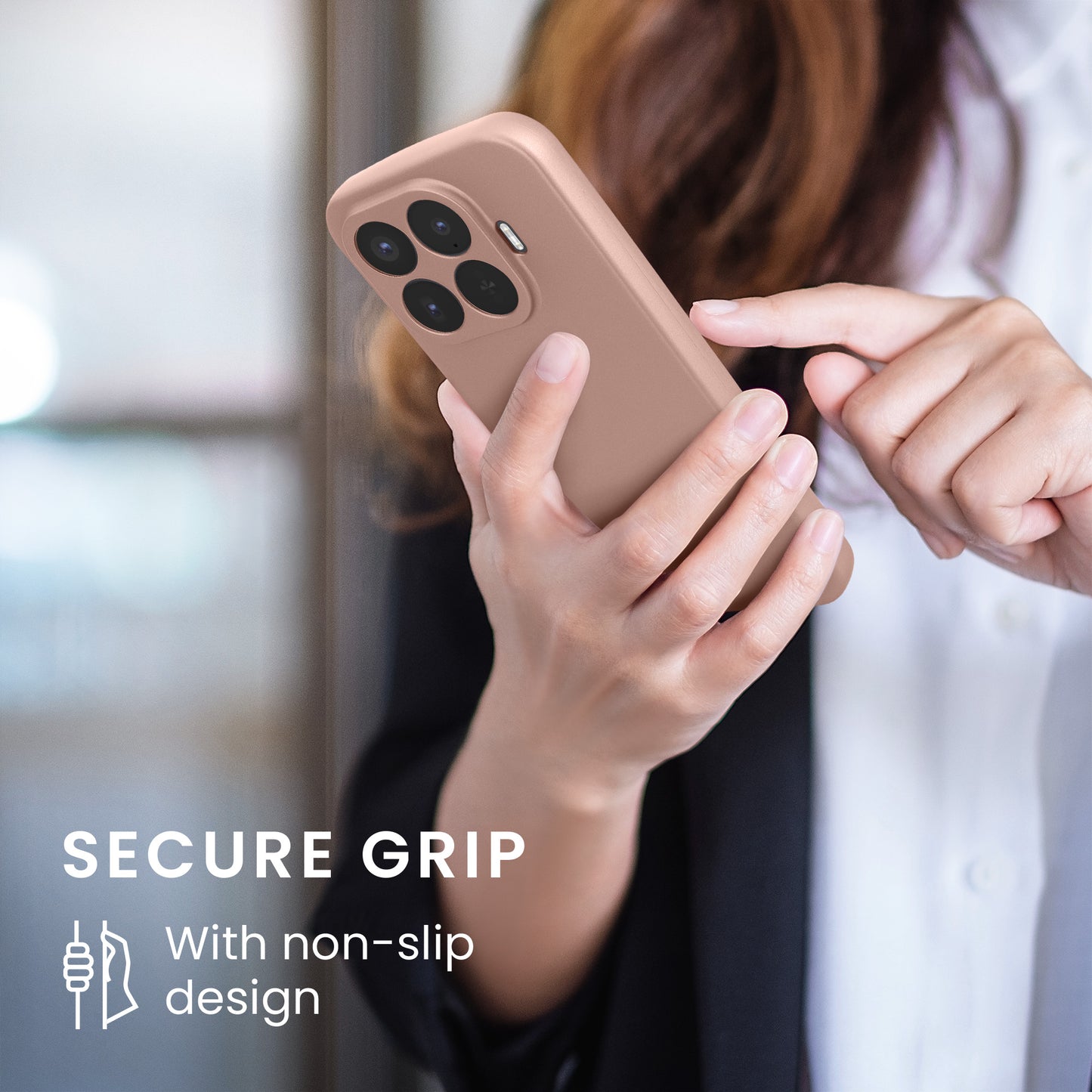 kwmobile Handyhülle für Xiaomi 17T Pro Hülle - weiche Silikon Case metallisch schimmernd - Schutzhülle Cover - Metallic Rosegold Metallic Rosegold