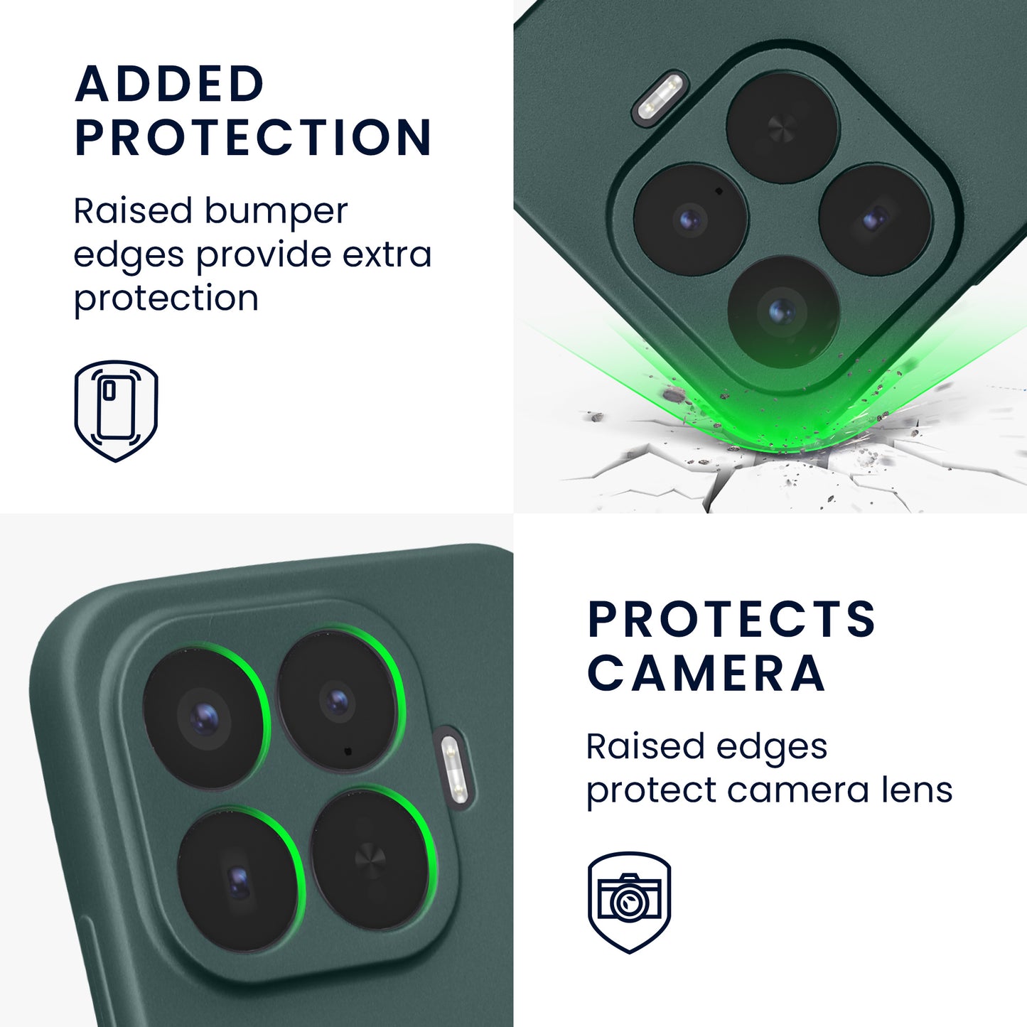 kwmobile Handyhülle für Xiaomi 17T Pro Hülle - weiche Silikon Case metallisch schimmernd - Schutzhülle Cover - Metallic Petrol Metallic Petrol