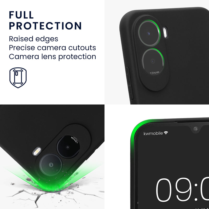 kwmobile Handyhülle Xiaomi Redmi A7 Pro - Schwarz matt
