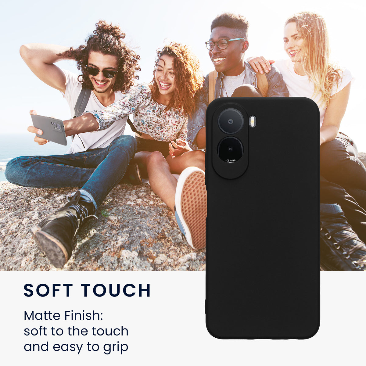 kwmobile Handyhülle Xiaomi Redmi A7 Pro - Schwarz matt