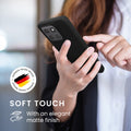 kwmobile Hülle für Motorola Moto G37 Power TPU Case - Handyhülle unterstützt kabelloses Laden, flexible Schutzhülle, gummiertes Cover in Schwarz matt Schwarz matt