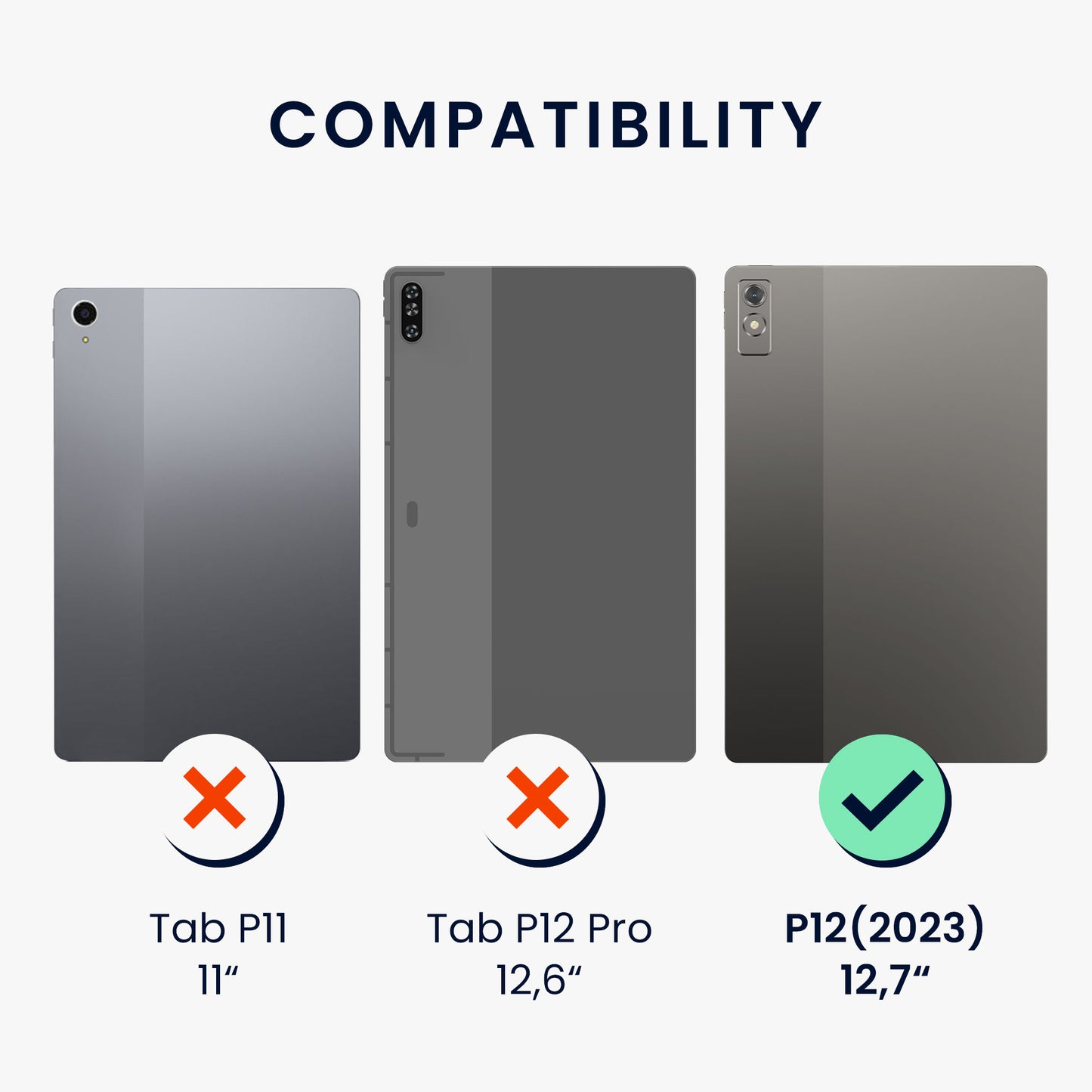 Case compatible with Lenovo P12 (2023)