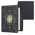 kwmobile Schutzhülle für Pocketbook Era / Era Color Hülle - eReader Flip Case mit Auto Sleep Funktion - Tarot Karten mit Dunkelblau Gelb Schwarz Dunkelblau  [dsg07]