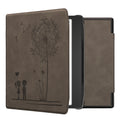 kwmobile Schutzhülle für Pocketbook Era / Era Color Hülle - eReader Case aus Kunstleder mit Auto Sleep Funktion - Pusteblume Love mit Grau Grau  [dsg01]