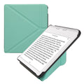 kwmobile Schutzhülle für Kobo Kobo Libra Colour / Tolino Vision Color Hülle - Kunstleder Case - eReader Klapphülle mit Auto Sleep Funktion - Cover mit Ständer - Mintgrün Mintgrün  