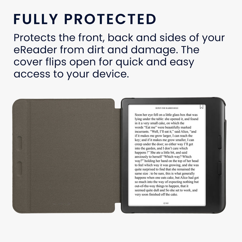 Faux Leather Case compatible with Kobo Libra Colour / Tolino Vision Color
