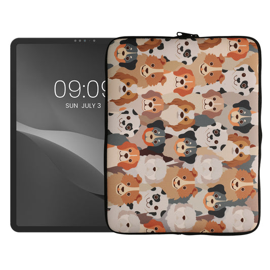 13" Tablet Universal Pouch Many Dogs