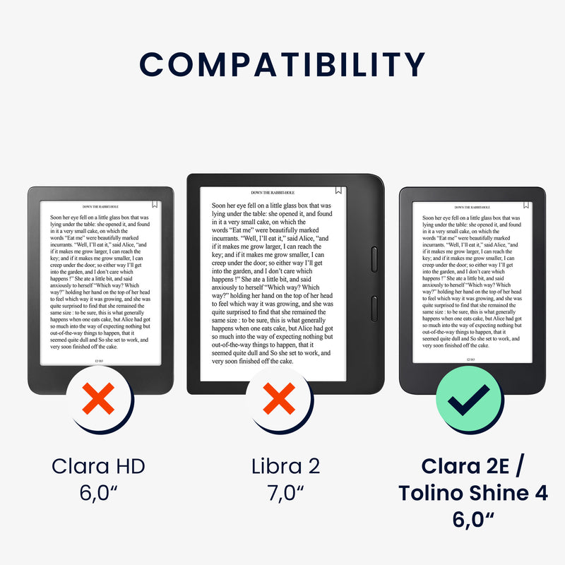 Flip Case for Kobo Clara 2E / Tolino Shine 4