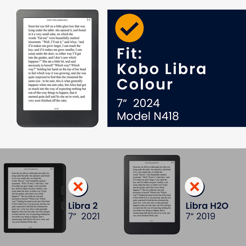 Flip case for e-reader with hand strap