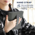 Flip case for e-reader with hand strap