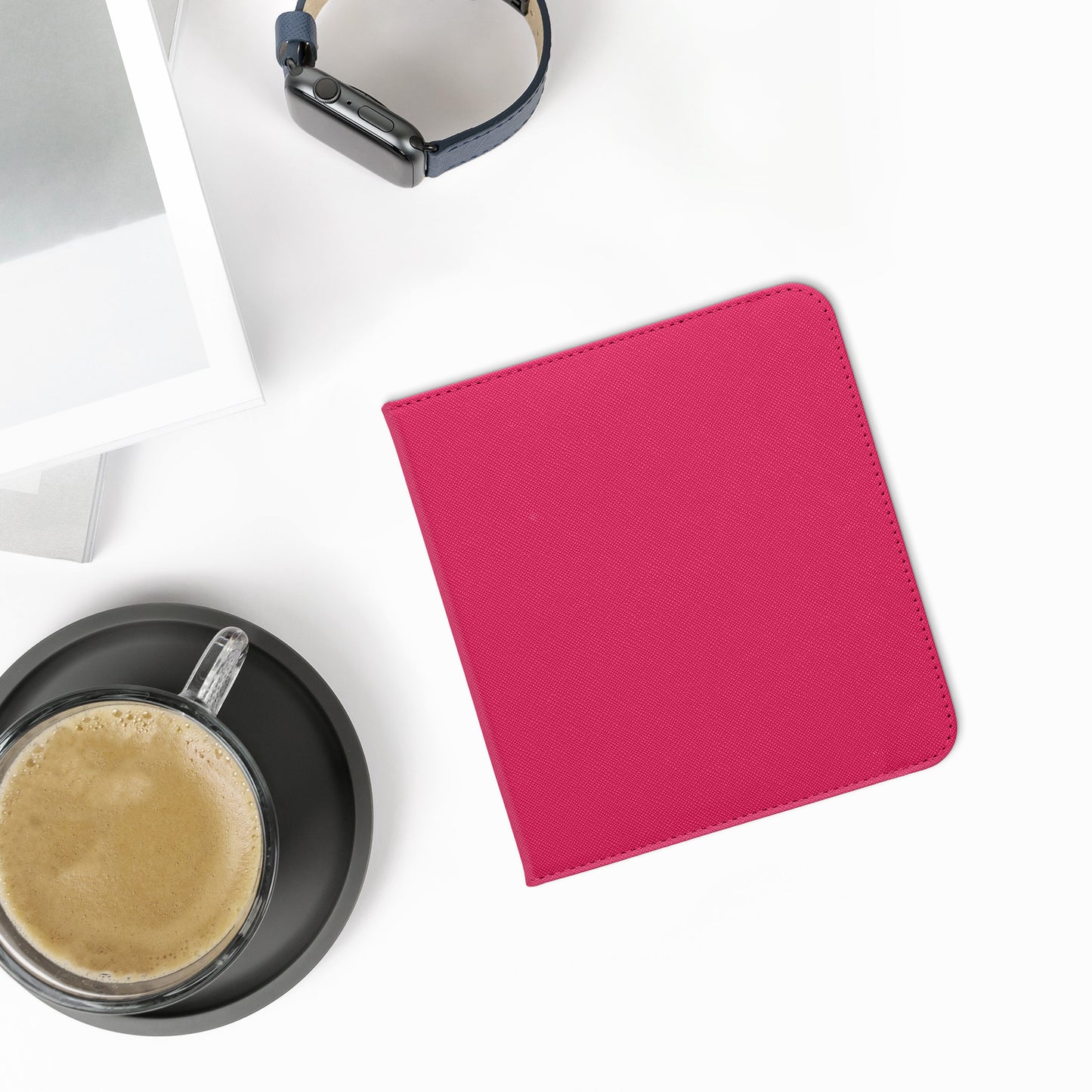 Flip case for e-reader with hand strap