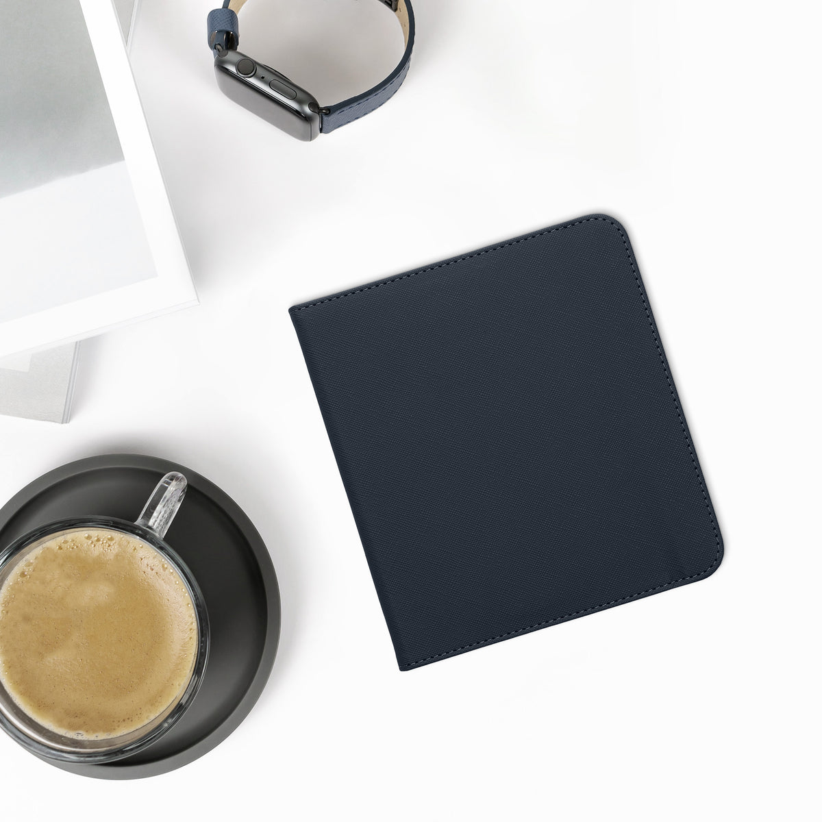 Flip case for e-reader with hand strap