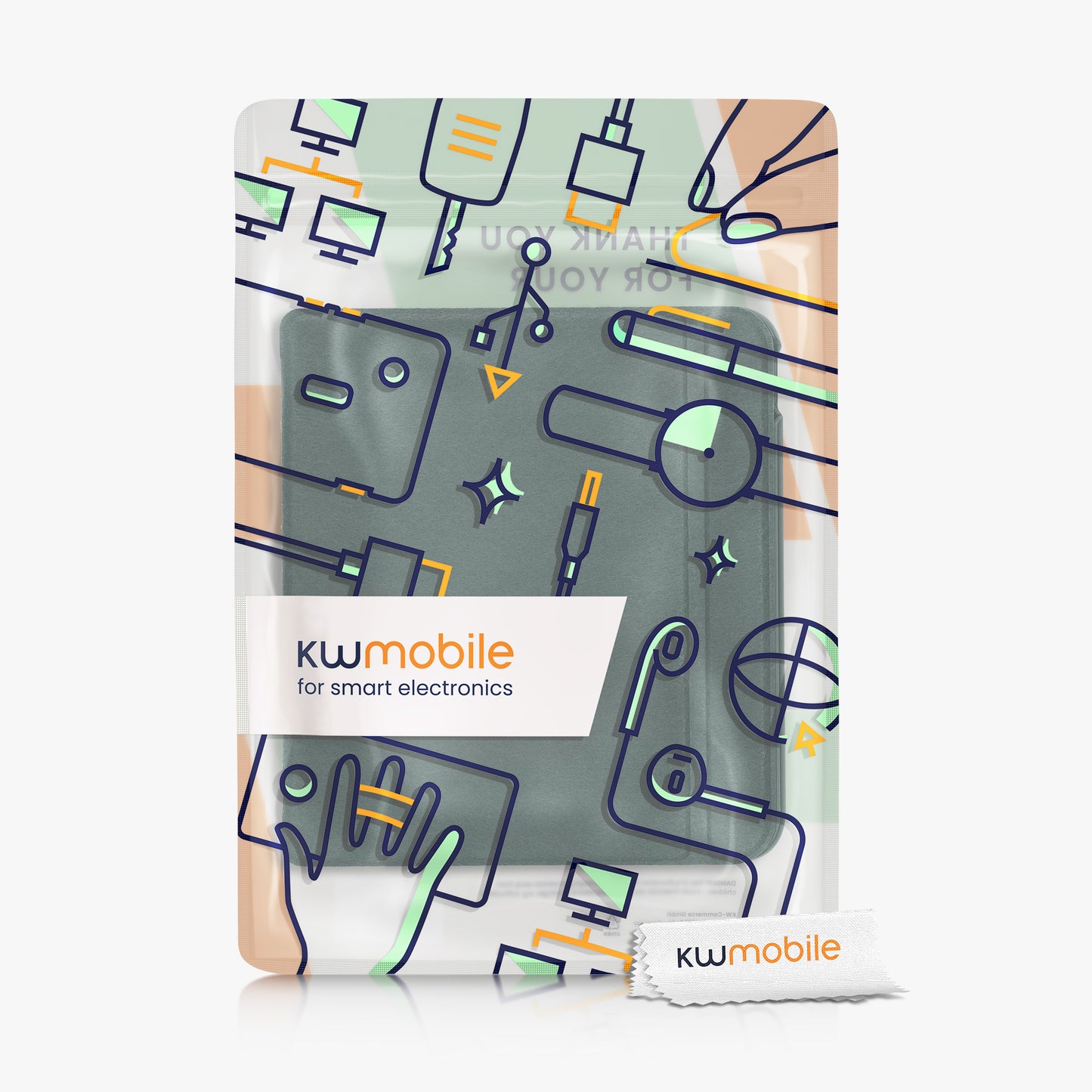 kwmobile Case compatible with Kobo Libra Colour / Tolino Vision Color eReader Protective Cover Case