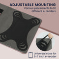 kwmobile Flip Hülle kompatibel mit 6-7" eReader e-Reader - Case mit Handschlaufe und Ständer - Cover 13x18.7cm cm