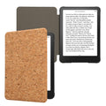 kwmobile Hülle kompatibel mit Amazon Kindle Paperwhite (2024)/Colorsoft - Kork eReader Schutzhülle Cover Case - Hellbraun Hellbraun  