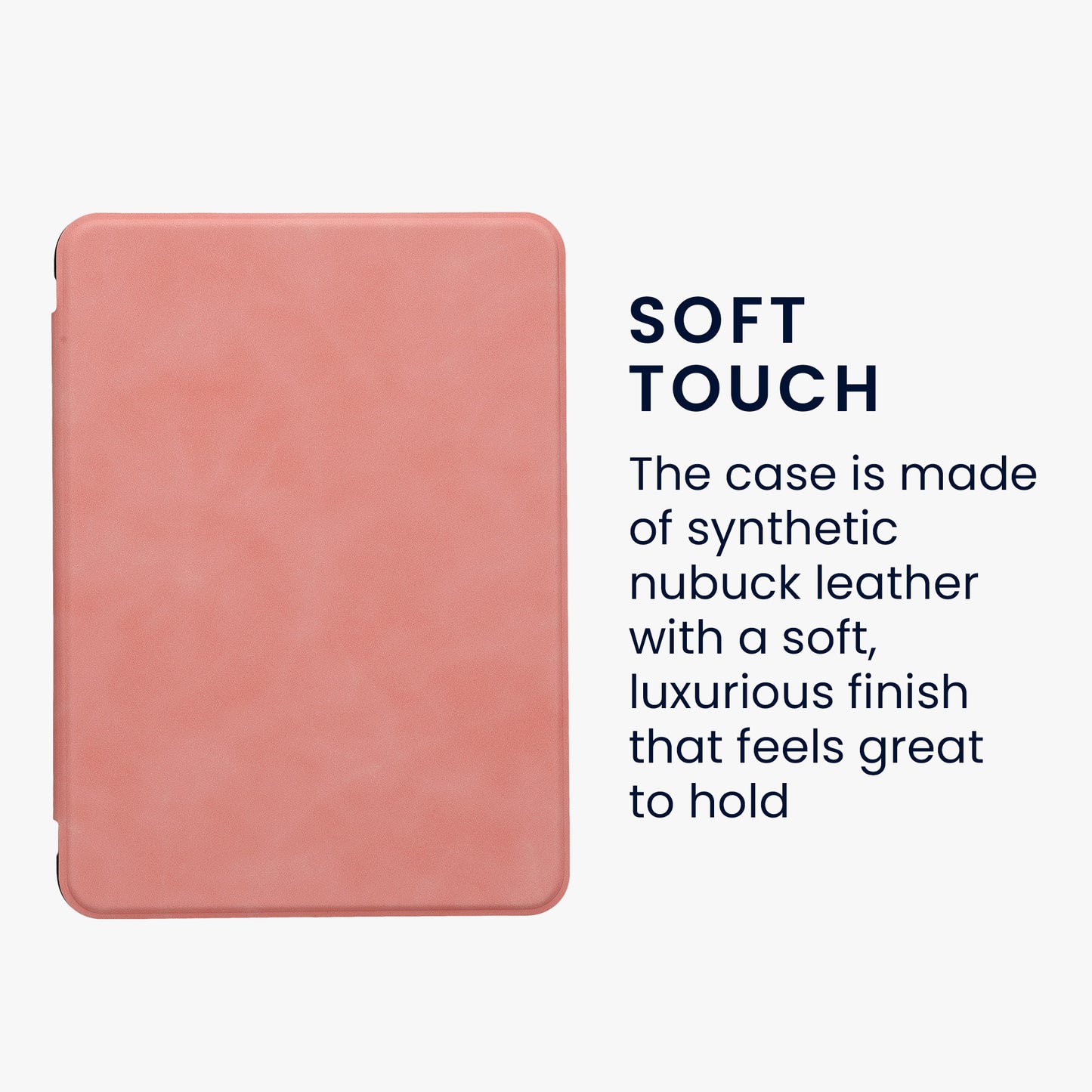 kwmobile Case Compatible with Amazon Kindle Paperwhite (2024)/Colorsoft - Faux Leather eReader Protective Cover Case