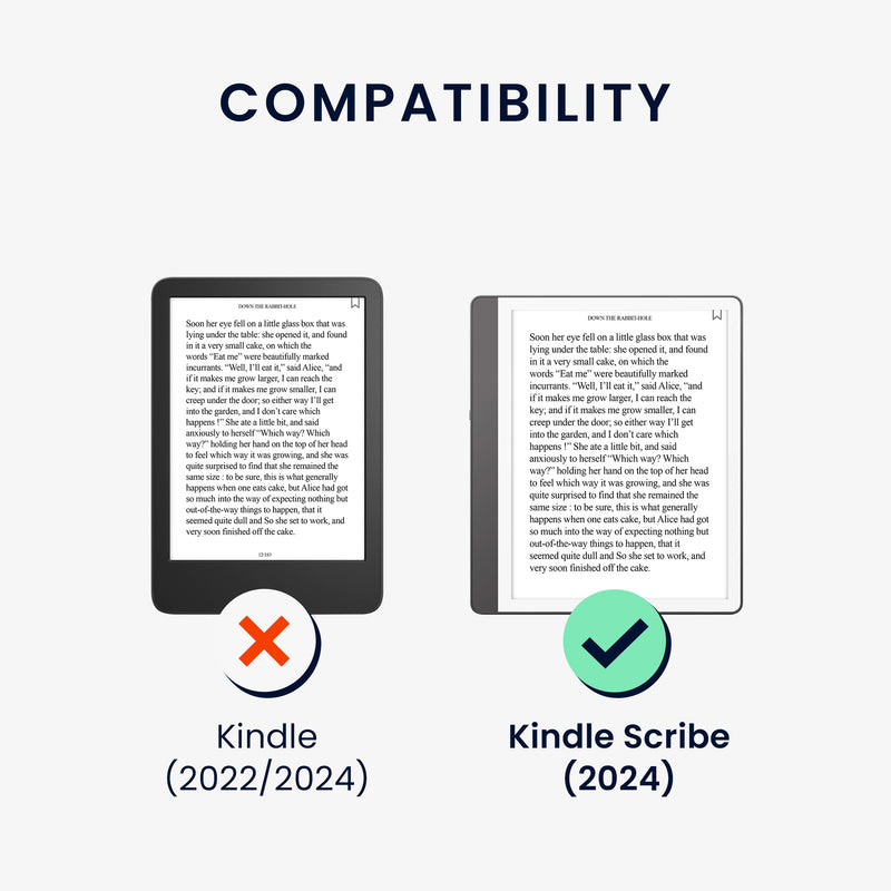 Case compatible with Amazon Kindle Scribe (2024)