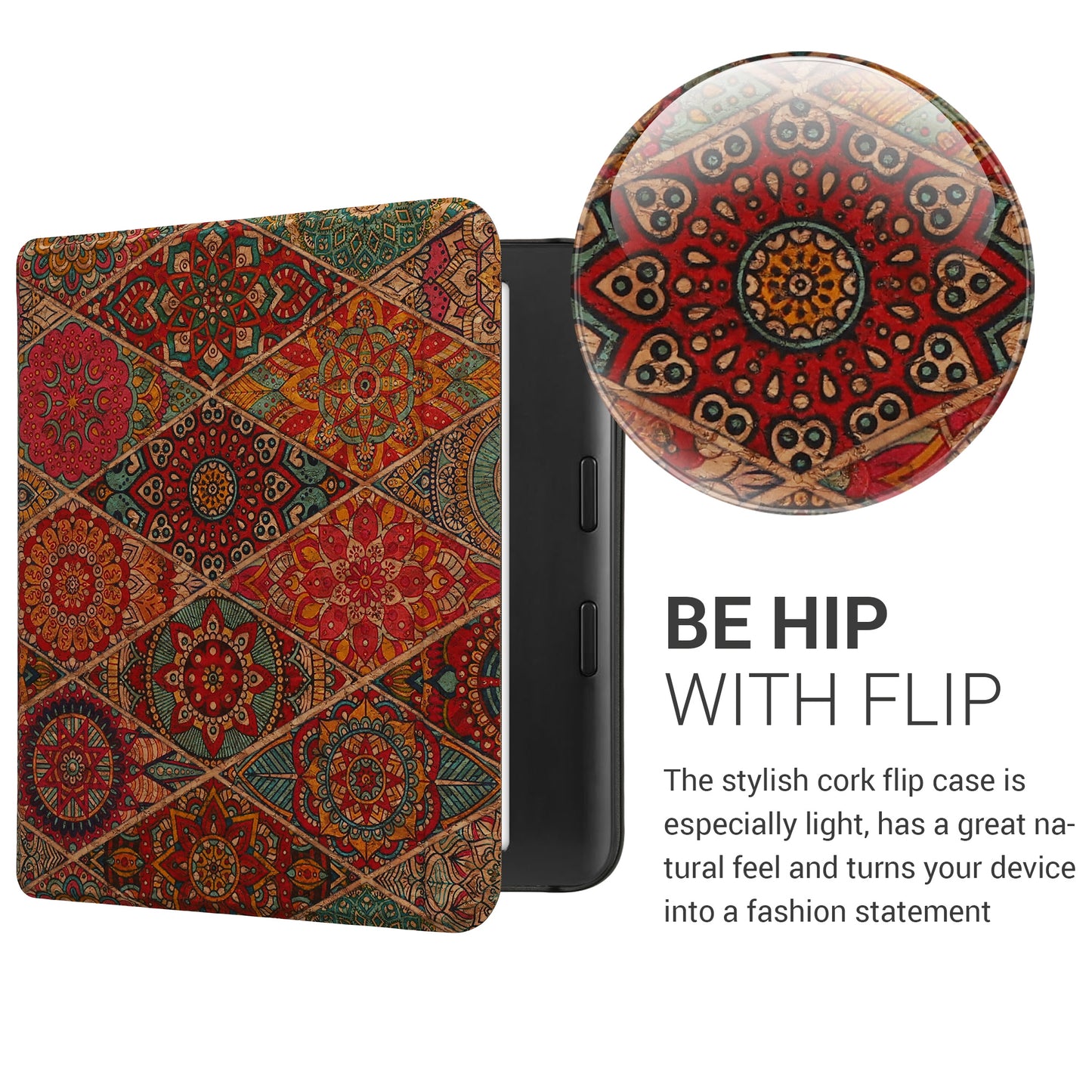 kwmobile Case compatible with Kobo Libra Colour / Tolino Vision Color eReader Protective Cover Case